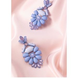 Stella & Dot Lavender  Earrings - New in Box